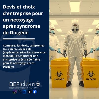 Devis et choix d’entreprise pour un nettoyage après syndrome de Diogène