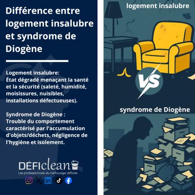 Différence entre logement insalubre et syndrome de Diogène