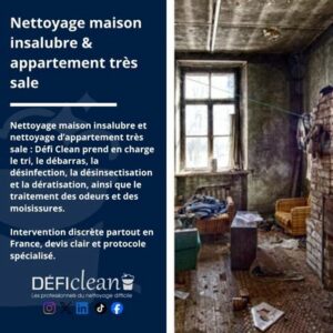 image Nettoyage maison insalubre & appartement très sale defi clean