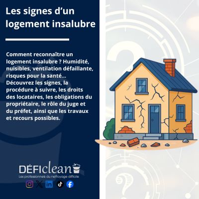 Les signes d’un logement insalubre