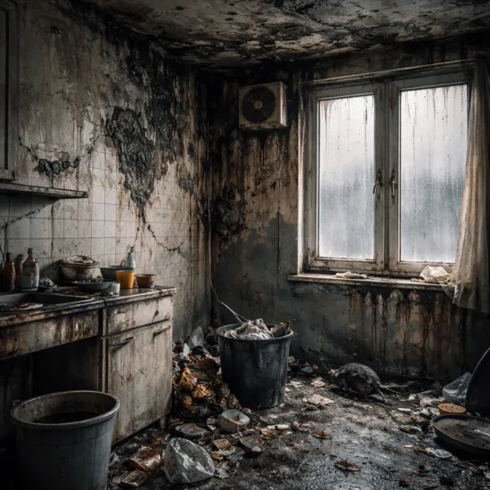 Logement insalubre : humidité, moisissures et dégradation d’un appartement