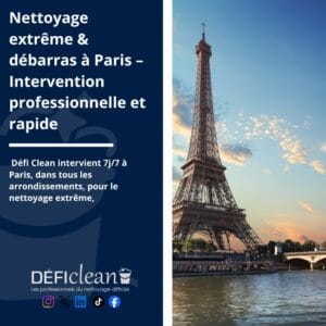 Intervention de nettoyage extrême dans un appartement parisien – Équipe Défi Clean en action