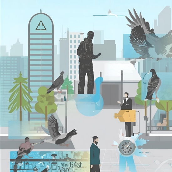 Risques sanitaires liés aux pigeons : fientes, nuisibles, dégradations de bâtiments et prolifération de volatiles en zones publiques