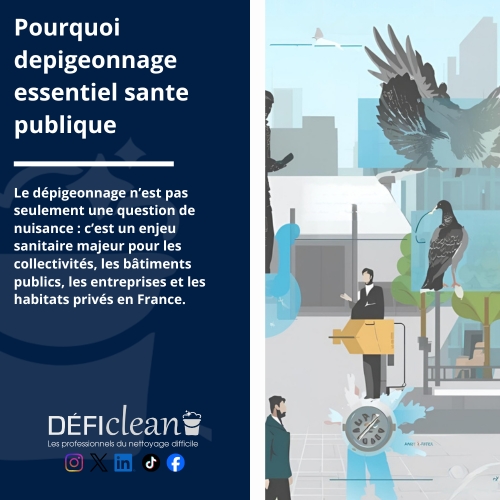Pourquoi depigeonnage essentiel sante publique