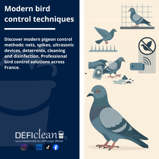 Modern bird control techniques