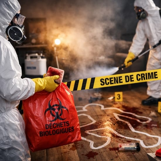 Crime scene cleaning steps – Défi Clean