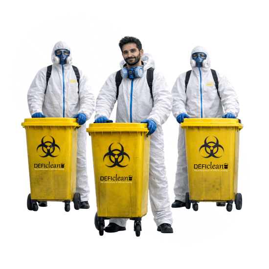 Défi Clean banner: team at work on a Diogenes cleaning intervention