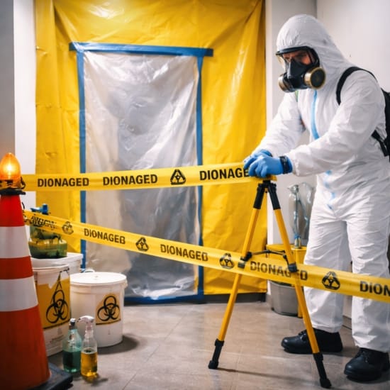 EPI et barrières de protection : sécurisation d’une zone pour limiter les risques de contamination