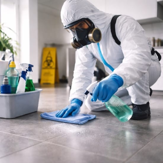 Professional disinfection: treatment of surfaces with suitable products and hygiene protocols