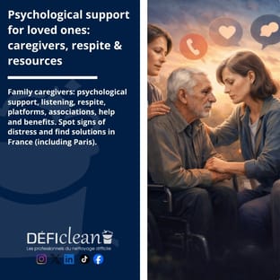 Caregiver providing emotional support to elderly man during a difficult moment with caring hands