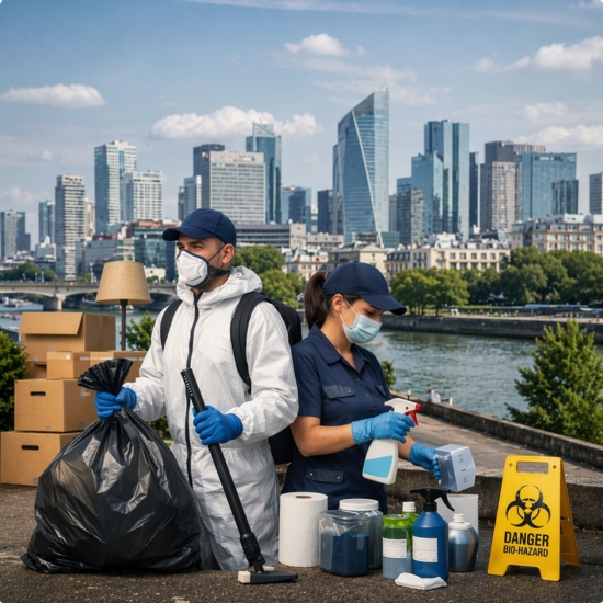 Contact Défi Clean pour un devis gratuit de nettoyage, débarras et désinfection