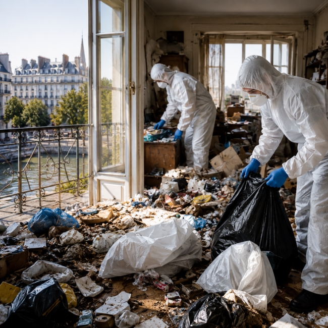 Diogenes syndrome cleaning — Défi Clean intervention