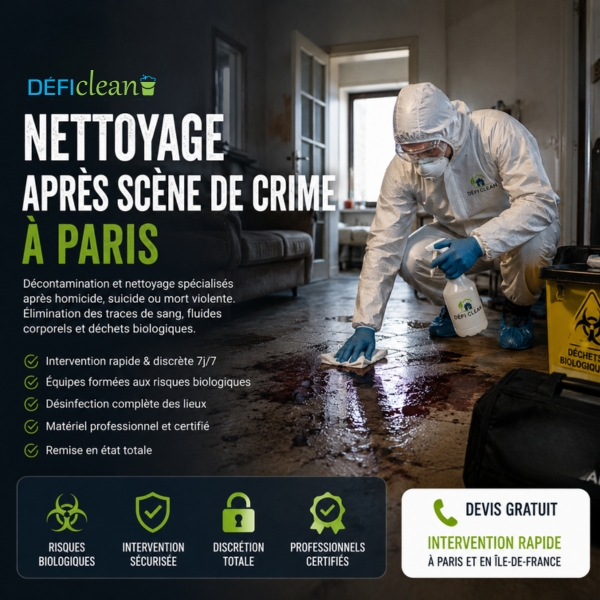 Scène de crime — Maisons-Alfort (94700), Défi Clean